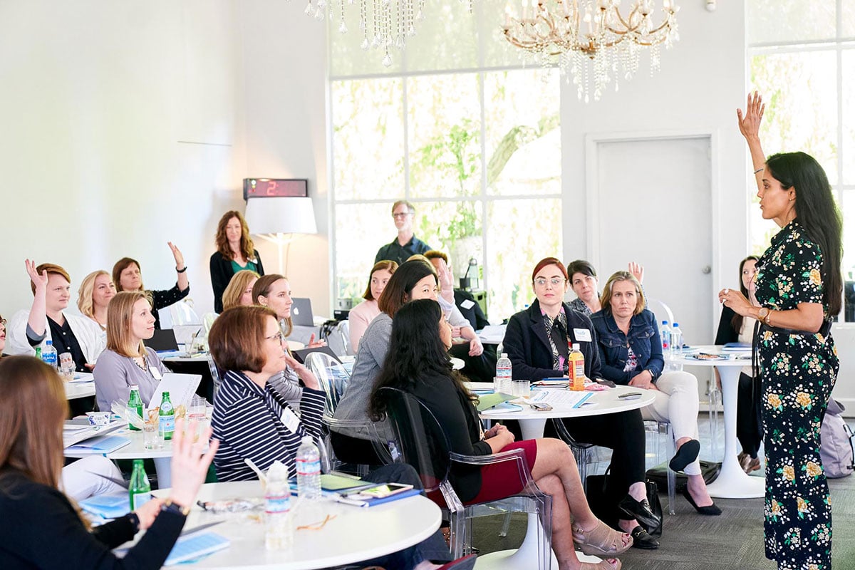 Ritu Bhasin Teaching a Workshop